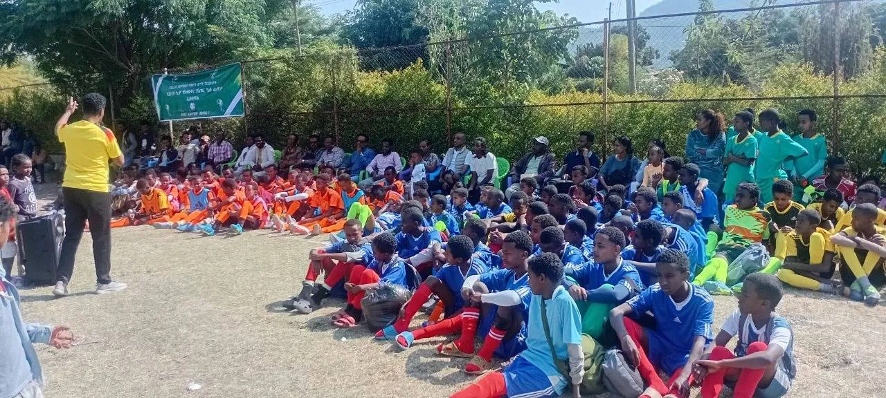 Youth teams gathered at a REACH sports camp